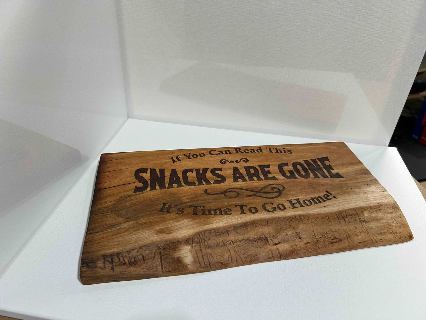 The Snacks Are Gone Charcuterie Board