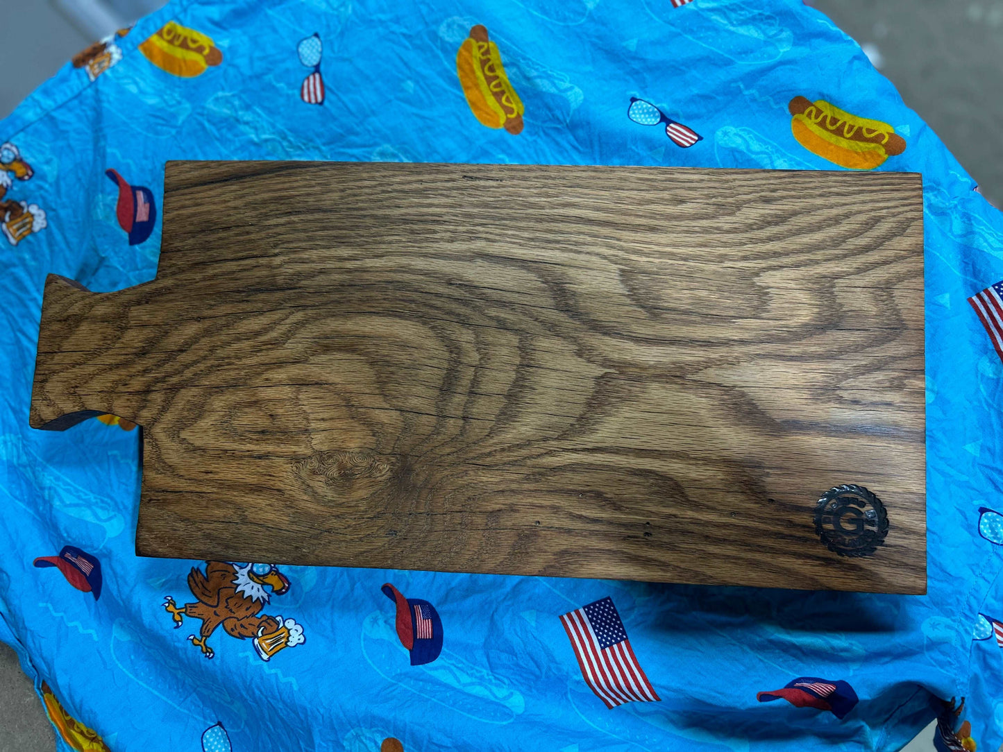 Large Rustic White Oak Charcuterie Board
