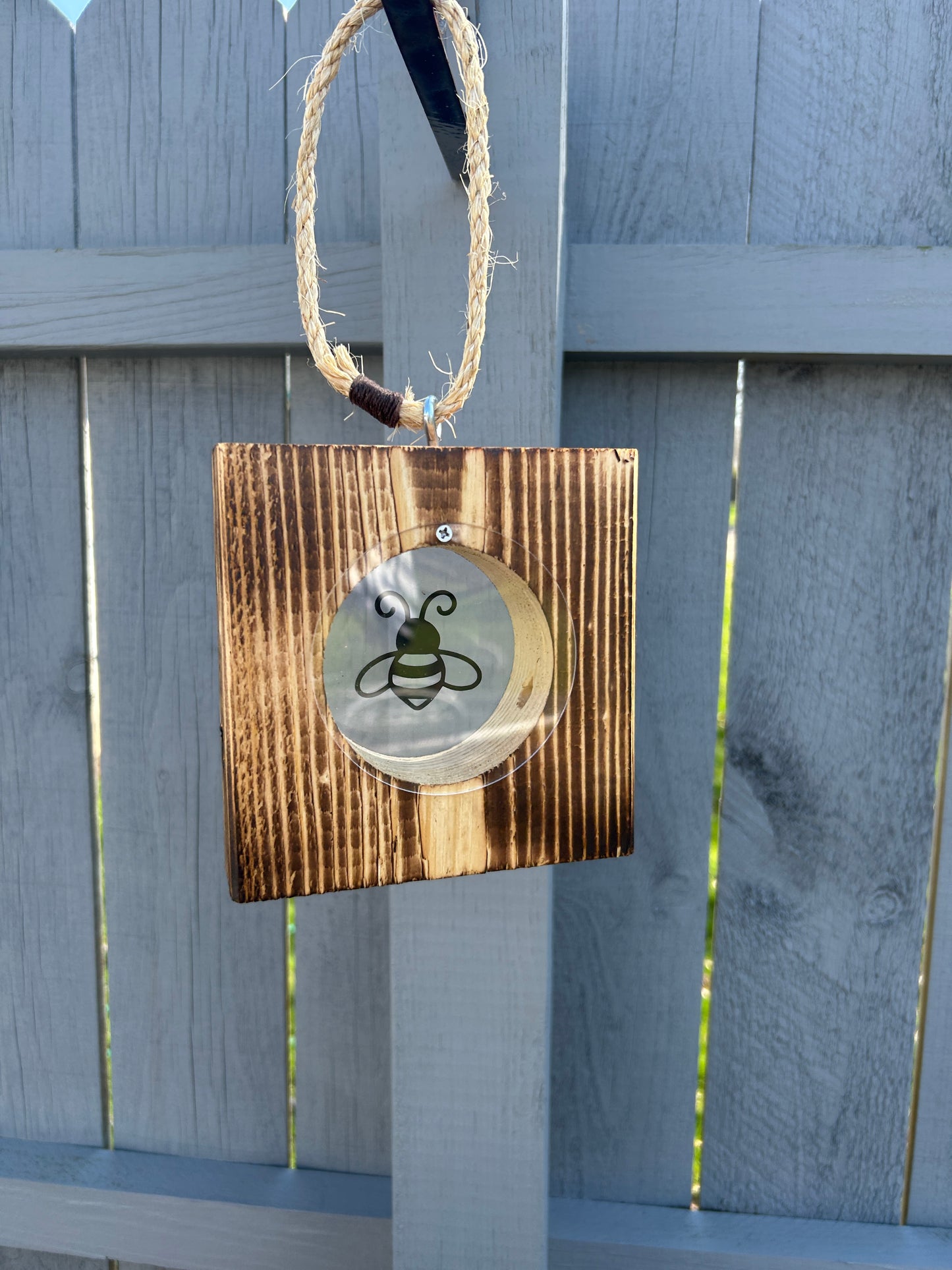 The Buzz Block Carpenter Bee trap