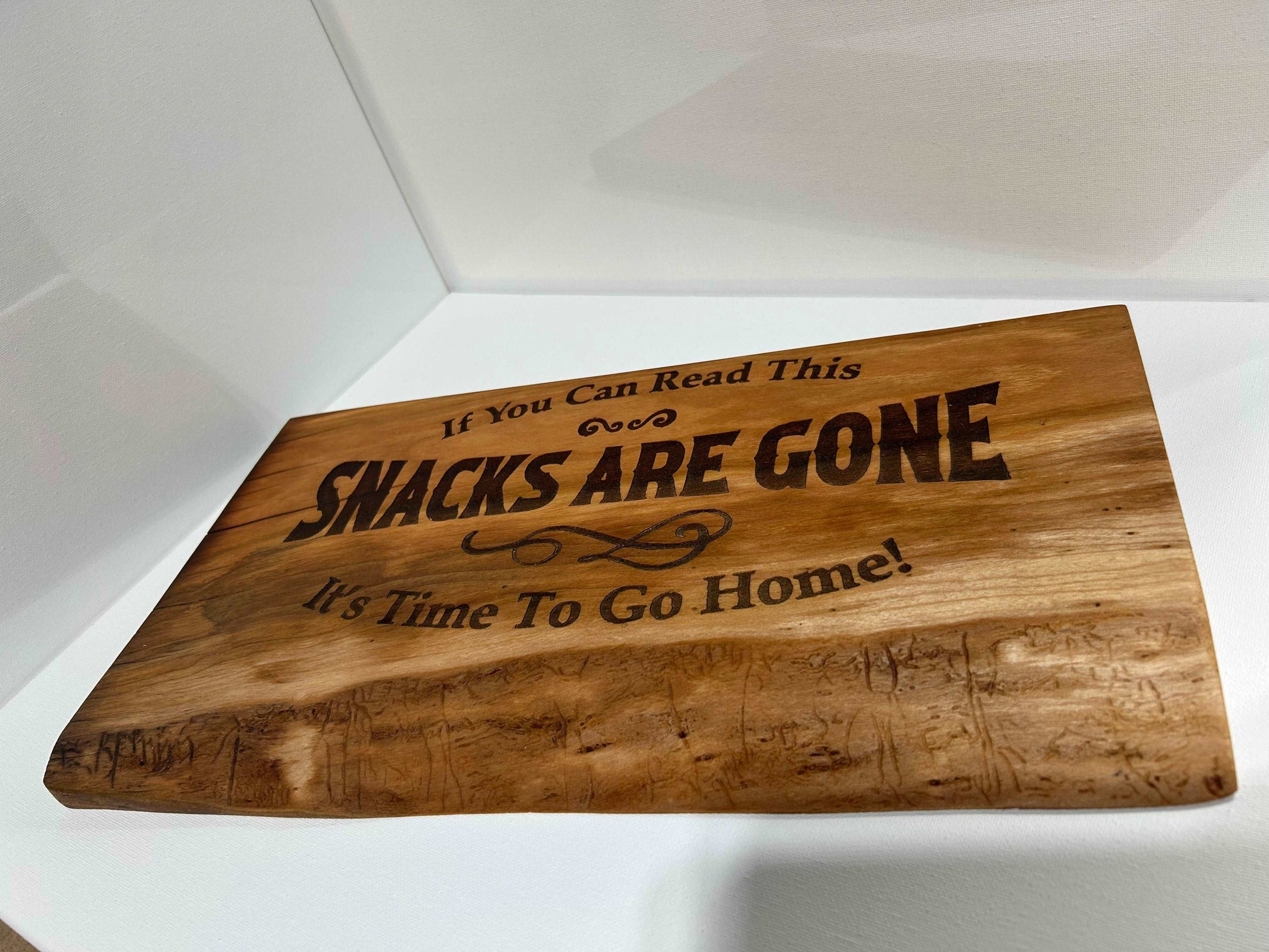 The Snacks Are Gone Charcuterie Board