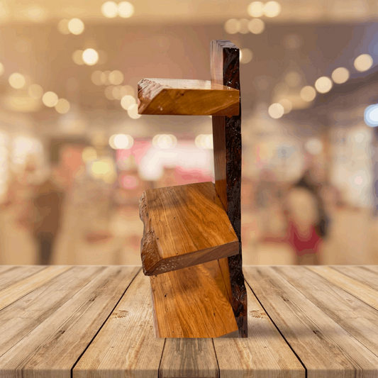 Handcrafted Live Edge Cherry Shelf