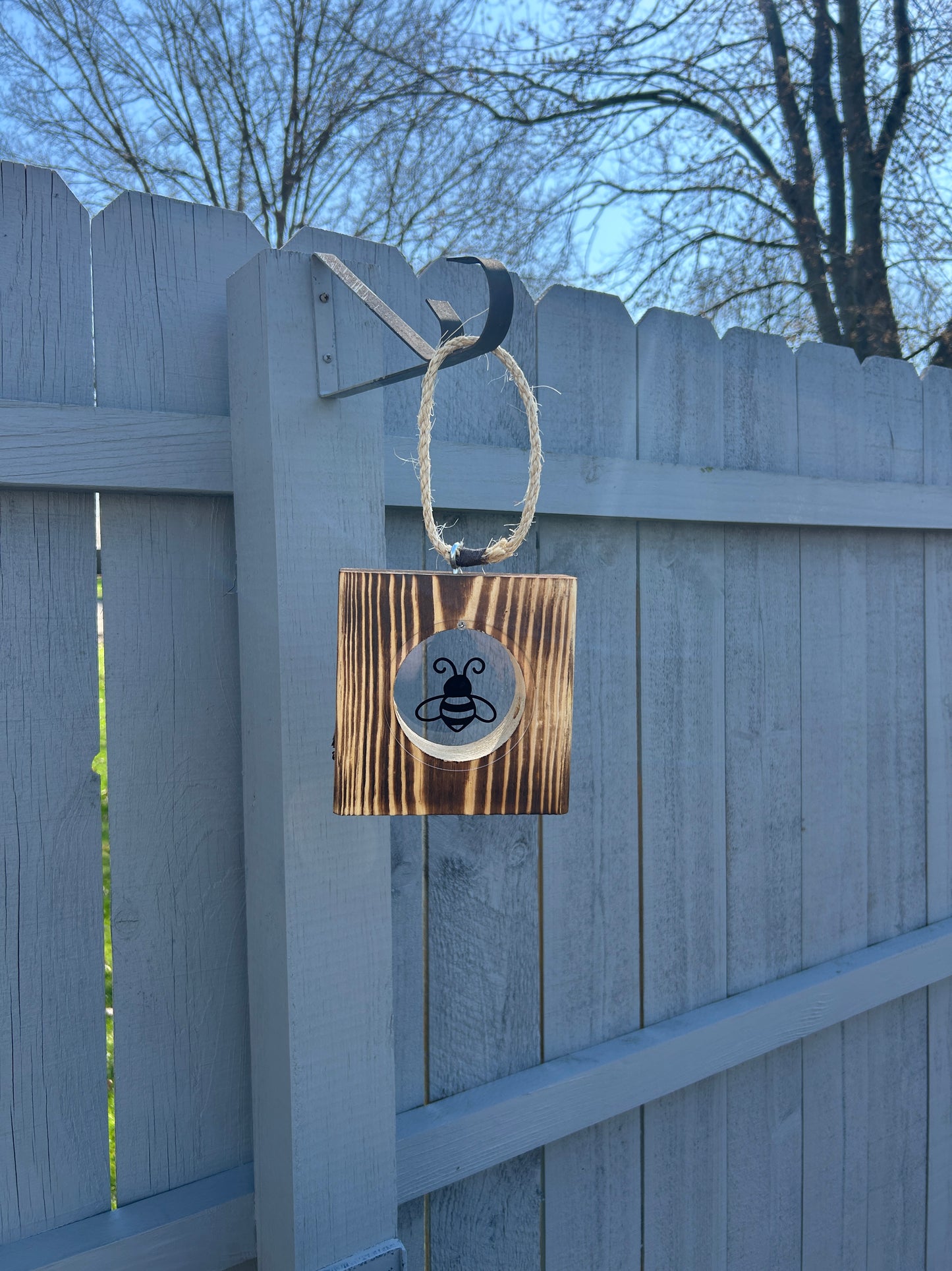 The Buzz Block Carpenter Bee trap